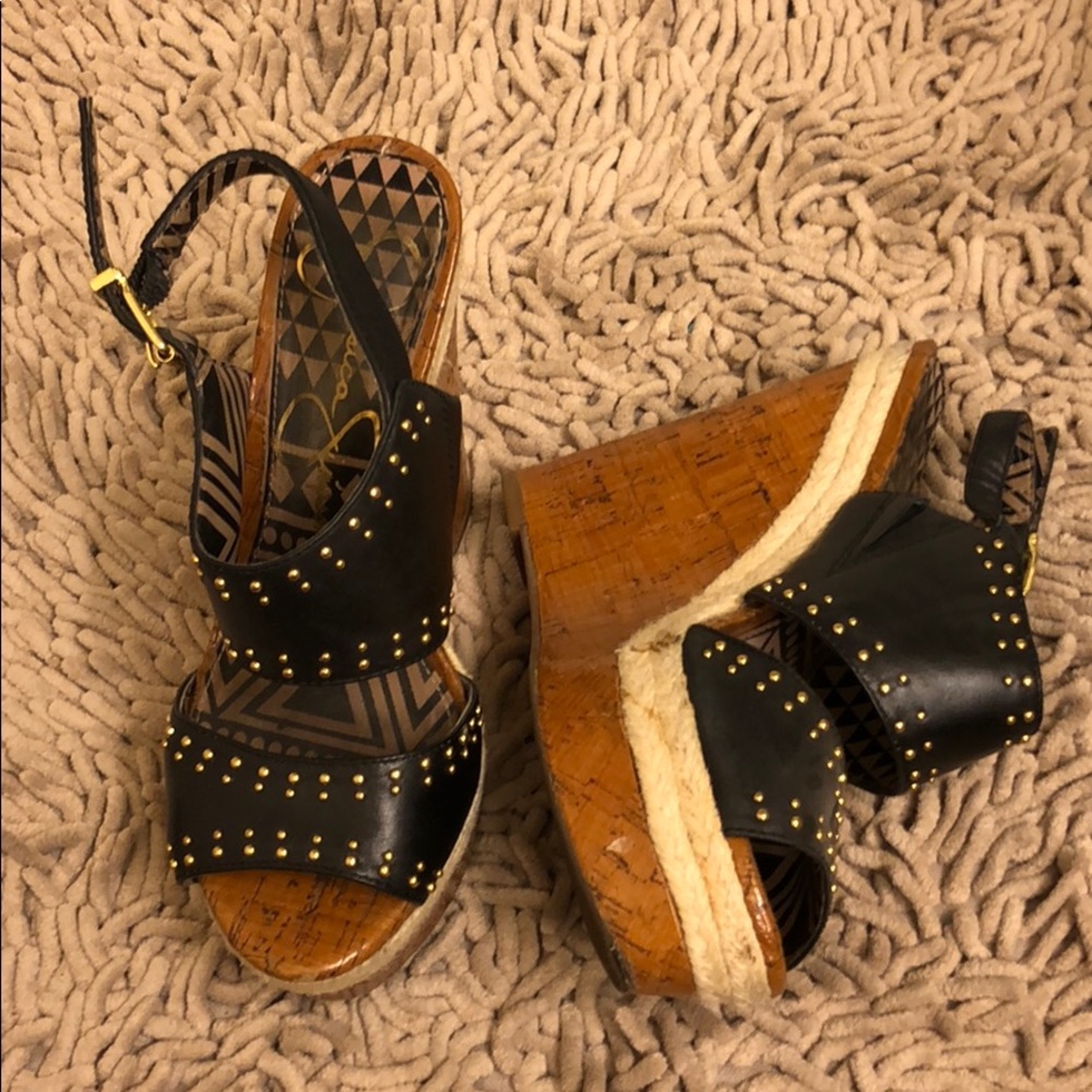 Jessica Simpson platform wedge